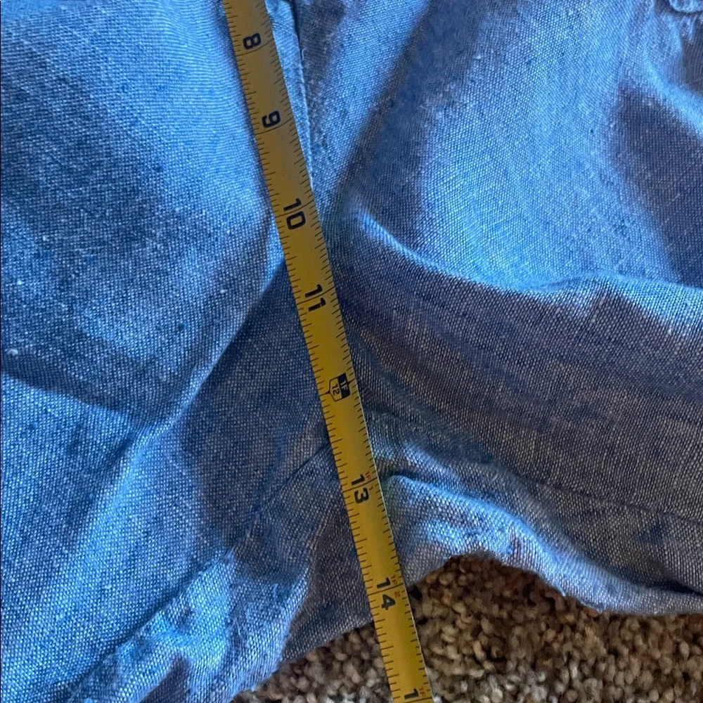 Talbots Light Blue Linen Chinos